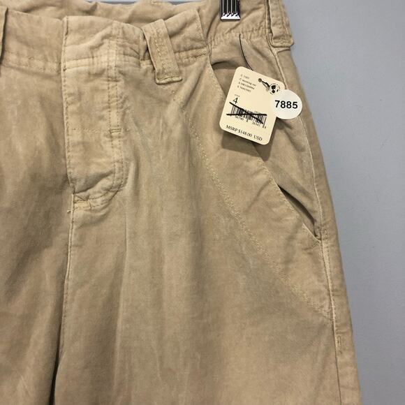 Free People Hard Crushing Plush Cargo Pant in Morning Oat Size 4 - Picture 3 of 8